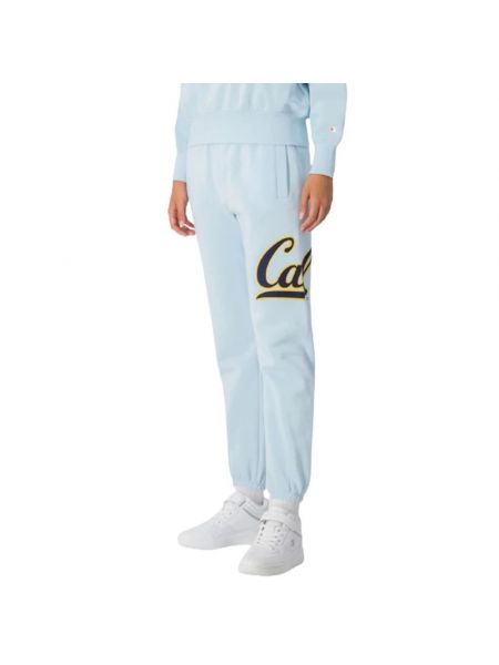 Spodnie sportowe bawełniane Champion niebieskie