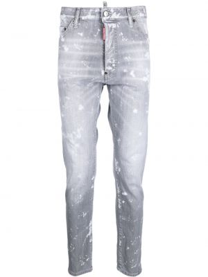 Jeans slim Dsquared2 gris