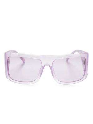Oversize слънчеви очила Linda Farrow виолетово