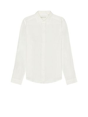 Camicia di lino slim fit Onia bianco