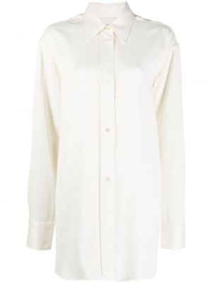 Πουπουλένιο πουκάμισο Studio Nicholson λευκό