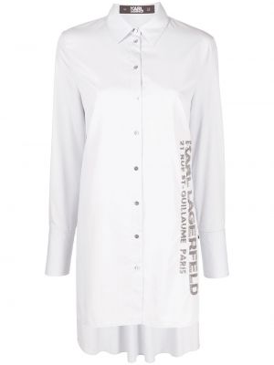 Camisa con apliques Karl Lagerfeld blanco