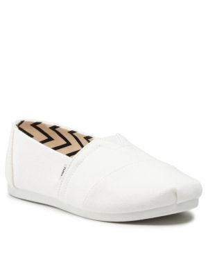 Бавовняні туфлі Toms білі
