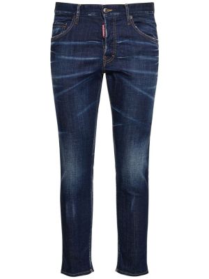 Jeans di cotone Dsquared2 blu