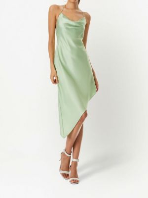 Asymetrické koktejlové šaty Alice+olivia zelené