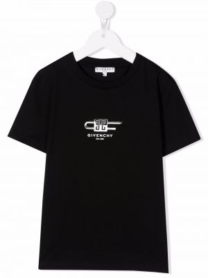 T-shirt för tjejer Givenchy Kids svart