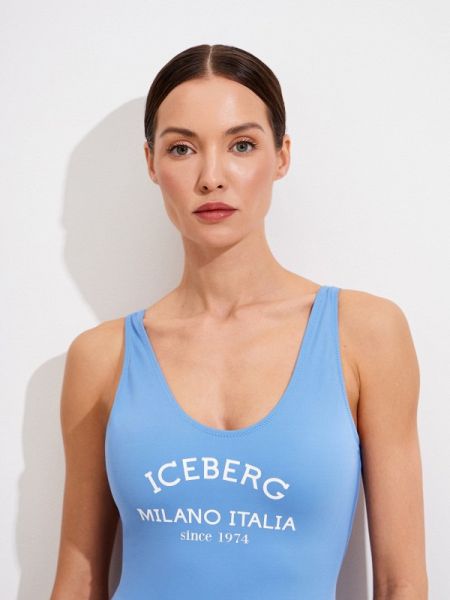 Слитный купальник Iceberg голубой
