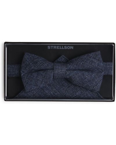 Krawat Strellson, niebieski