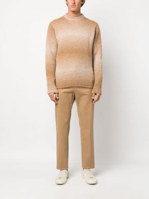 Gradienta krāsas džemperis alpakas Roberto Collina brūns