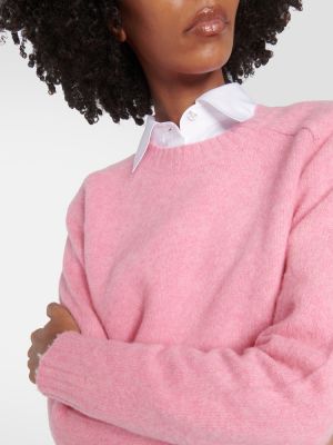 Puloverel de lână din cașmir Polo Ralph Lauren roz