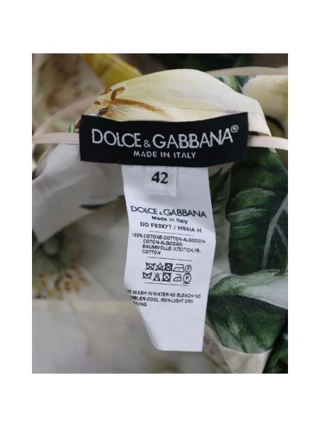 Vestido Dolce & Gabbana Pre-owned amarillo