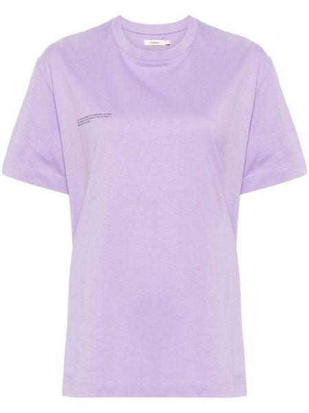 Bavlněné tričko Pangaia fialové