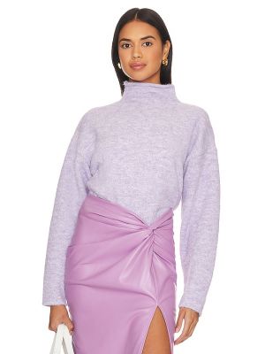 Jersey con lunares de tela jersey Line & Dot violeta