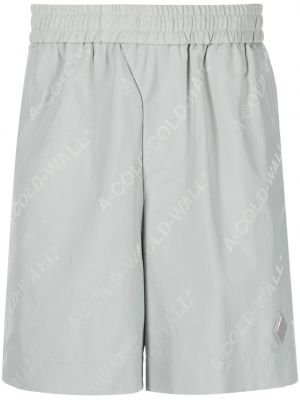 Pantaloncini sportivi con stampa A-cold-wall* grigio