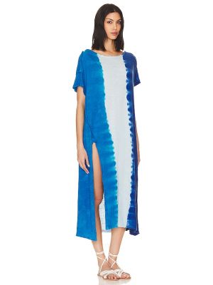 Robe mi-longue Free People bleu