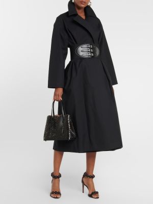 Mantel aus baumwoll Alaã¯a schwarz