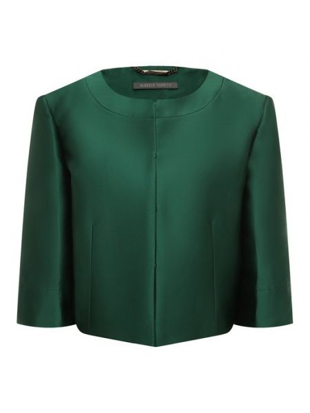 Зеленый пиджак Alberta Ferretti