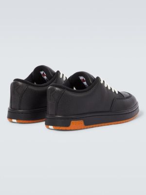 Sneakers di pelle Kenzo nero