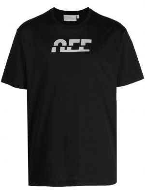 T-shirt en coton à imprimé Off Duty noir