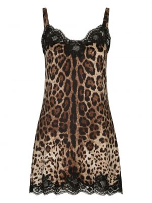 Spitzen slips mit print mit leopardenmuster Dolce & Gabbana