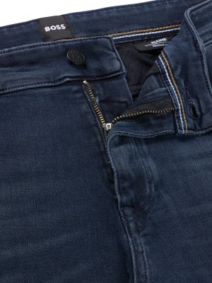 Кашемировые джинсы обычного кроя Hugo Boss синие