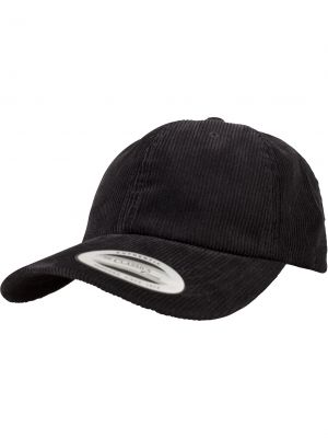 Șapcă de catifea cord Flexfit negru