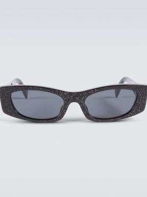 Слънчеви очила с кристали Celine Eyewear черно