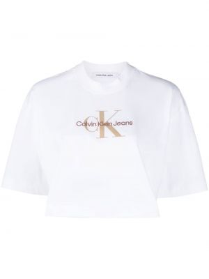 T-shirt Calvin Klein vit