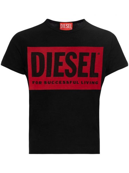 T-shirt Diesel sort