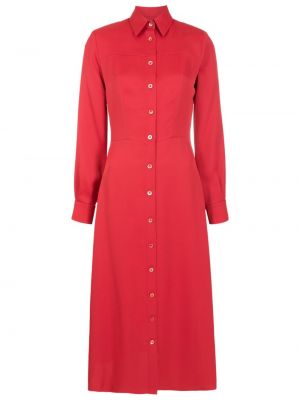 Midi haljina Gloria Coelho crvena