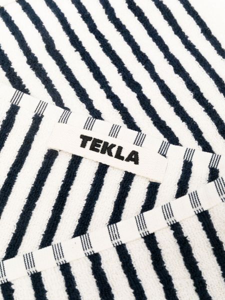 Gestreifter bademantel aus baumwoll mit print Tekla