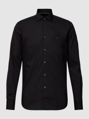 Koszula slim fit Tommy Hilfiger Tailored czarna