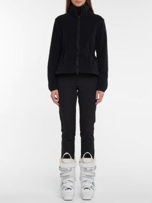 Smučarska jakna iz flisa Erin Snow črna