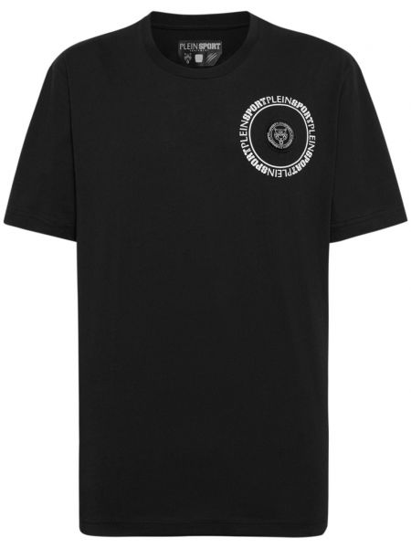 Sportlich hemd mit print mit tiger streifen Plein Sport schwarz