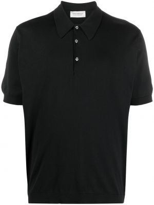 Polo marškinėliai John Smedley juoda