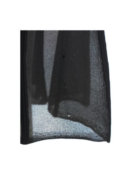 Falda midi de cintura alta transparente Silvian Heach negro