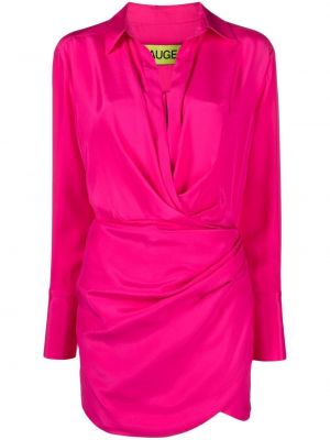 Svilena haljina Gauge81 ružičasta