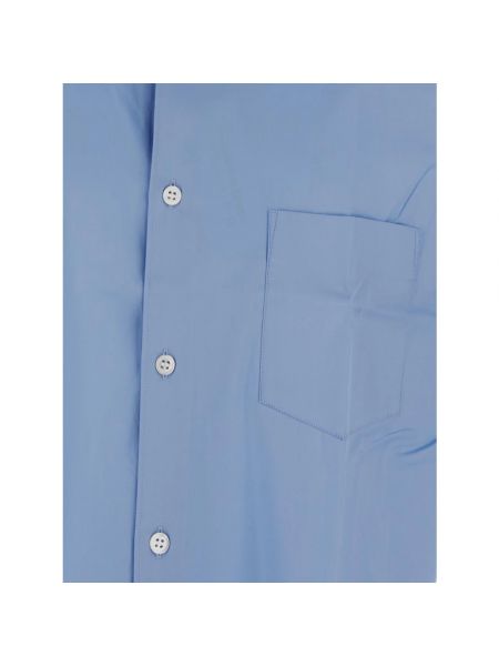 Camisa de algodón Comme Des Garçons azul