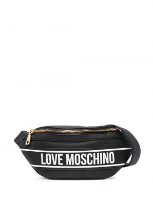 Pasek skórzany Love Moschino