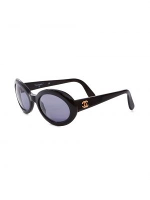 Okulary przeciwsłoneczne Chanel Pre-owned czarne
