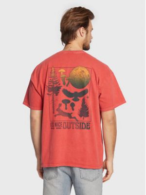T-shirt Bdg Urban Outfitters rouge