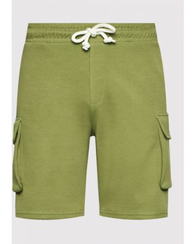 Shorts de sport Tom Tailor Denim vert