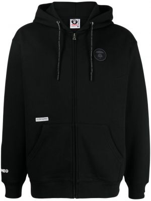Hoodie con stampa Aape By *a Bathing Ape® nero