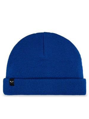 Niebieska czapka Salewa