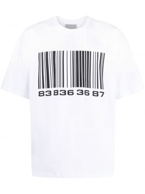 T-shirt con stampa Vtmnts bianco