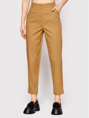Pantalon chino Sisley marron