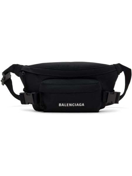 Черная поясная сумка для лыж Skiwear Balenciaga