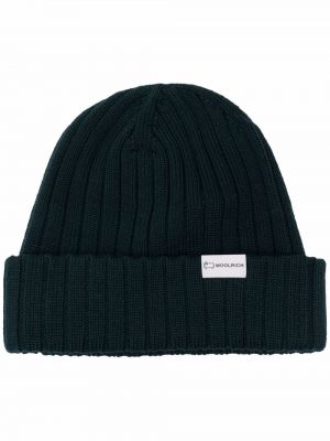 Merinowolle mütze Woolrich grün