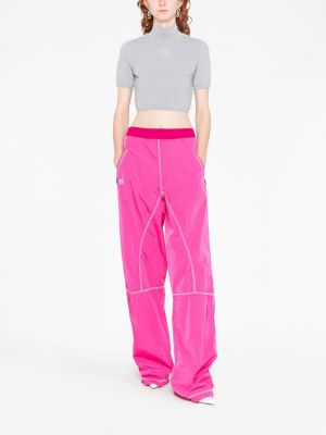 Sportovní kalhoty relaxed fit Tom Ford růžové