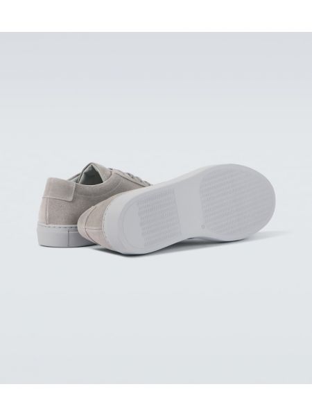 Süet sneaker Common Projects gri